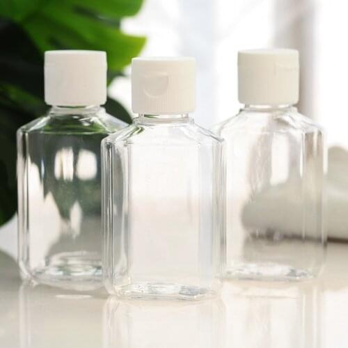 Lotion Dispenser Bottle Rotate Pro Transparent Sample Bottles Travel Cosmetics Bottle Empty Refillable Bottle