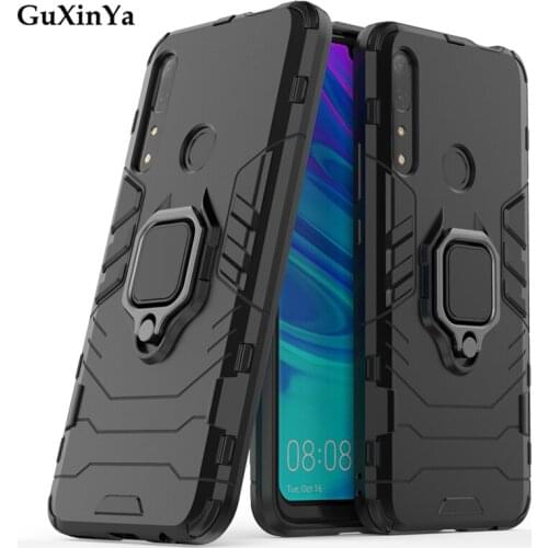 Guxinya Phone Cases For Huawei Y9 Prime 2019 Case Luxury Armor Magnetic Ring Cover Huawei P Smart Z Bag For Y9 Prime 2019 Shells