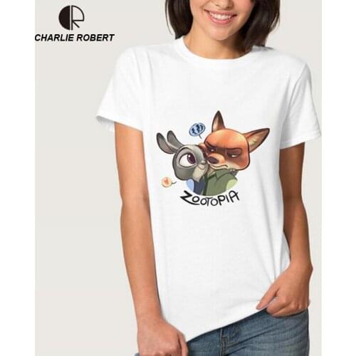 CR 2019 NEW Women T shirt Ptint Cartoon Tops Plus Size XS~4XL Lovely Shirt Good Quality Comfortable Shirts Soft Tops