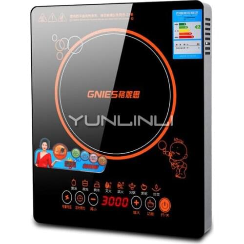 Household Induction Cooker 3000W Cooking Unit Large Power Electric Cooking Stove Panel Intelligent Electromagnetic Cooker PS-30