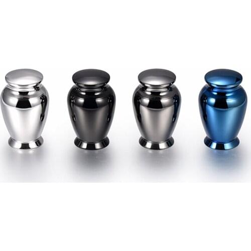 IJU001 42mm*28mm Stainless Steel Mini Cremains Ashes Urn Keepsake Free Custom Engrave Funeral Locket Holder Casket Urn Pet`s Ash