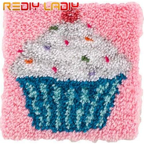 Latch Hook Cushion Kits Peace Pattern Pillow Case Crochet Crafts Acrylic Yarn for Embroidery Sofa Bed Cushion Cover Home Decor