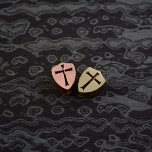 Knife Beads Pendants Copper Tools EDC Pendants Rope Pendants Pencils Brass Cross Custom Sword shape CNC Cutting Cutters Tools