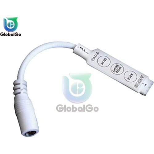 Mini RGB Controller DC12V Mini Music Controller Light Strip Controller For RGB RGBW LED Strip