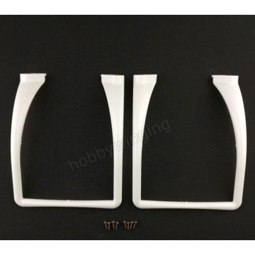 DIY part Heighten Broaden Upgrade Landing Gear Skid White for mini drone quadcopter