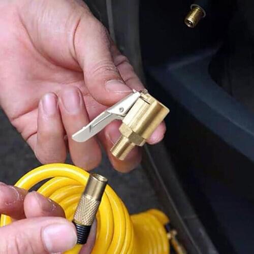 8mm Car Tyre Wheel Tire Air Chuck Inflator Car Pump Valve Clip Connector Adapter