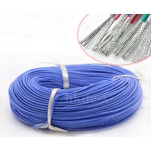 1-50Meters Blue 14AWG-30AWG UL3239 Silicone Wire Ultra Flexiable Cable High Temperature Test Line Wire
