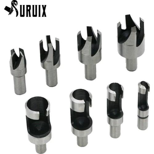 4Pc Wood Plug Cutter Drill Cutting Tool Drill Bit Set Woodworking Drill Bit Claw Type Round Dowel Bit Woodworking Cork Drill Bit