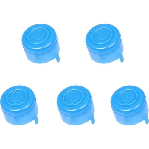 5pcs Peel Off Water Dispenser Top On Cap Home Restaurant Reusable Replacement Parts Anti Splash Practical Water Bottle Snap