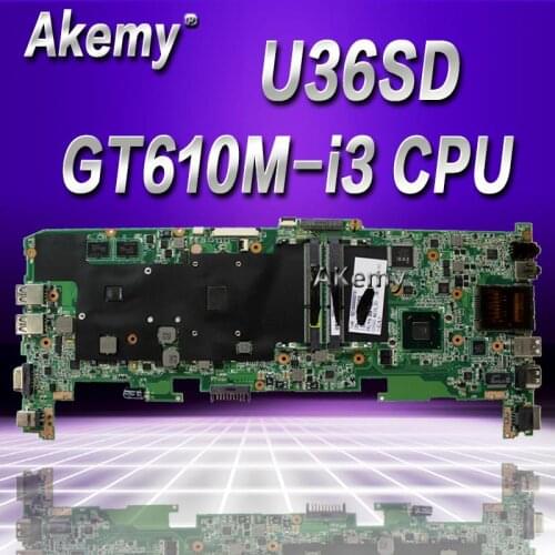 Akemy U36SD U36SG U44SG U44S U36KI241SD Laptop Motherboard For Asus (Board/Mainboard) With I3 CPU