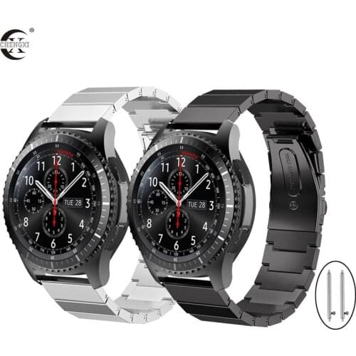 Band For Samsung Galaxy Watch 46 Active Bracelet Gear S2 S3 Neo Zenwatch Stainless Steel Strap 1/2 Huami Amazfit 2S 1 Pace wrist