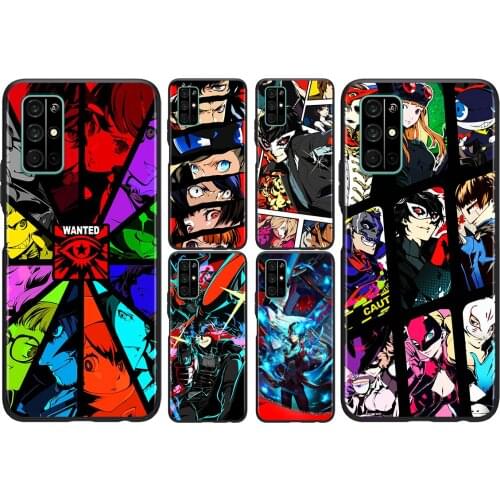 Hot Anime Persona 5 Game For Huawei Honor 50 SE V30 View 20 V20 30i 30S 30 20S 20E 20i 20 Lite Pro Plus Soft Phone Case
