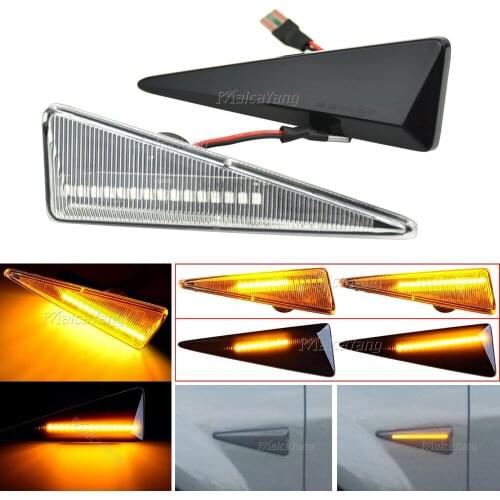 Dynamic Side Markers LED Indicator Turn Signal Lamp for Renault Espace 4 MK4 Vel Satis Wind Avantime Megane 2 Scenic 2