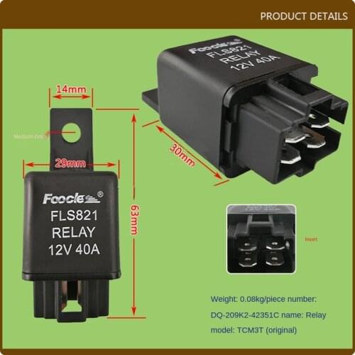 For Forklift Parts Accessories (Time/Safety/Start/Micro) Relay 209K2-42351C TCM3T Original High Quality Forklift Accessories
