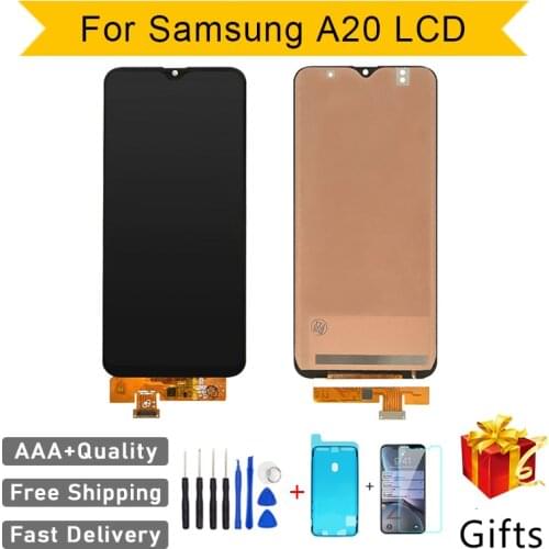 Perfect Repair AAA+++ Incell LCD for Samsung A20 A205 A205F Screen Display Replacement Assembly Digitizer Phone Touch Pantalla