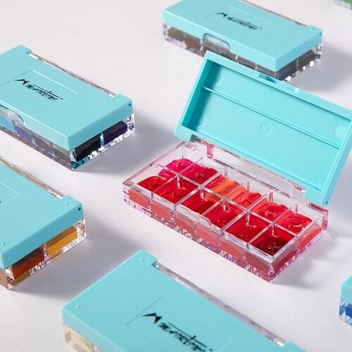 12 color *1ml Solid Watercolor Paint Set Portable Box Painting graffiti solid watercolor paint for Beginner painting supplies