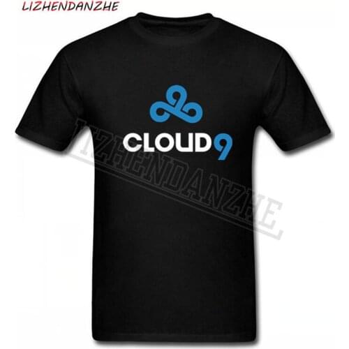 NEW Men C9 T-Shirt, E-sports T Shirt, Fashion Mens Clothing Short Sleeve, Cotton Game T Shirt, Black TShirt tees 034