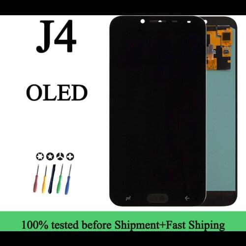100% New SM-J400G SM-J400F SM-J400M Wholesale AMOLED For Samsung Galaxy J4 J400 LCD Display with Touch Screen Digitizer Assembly