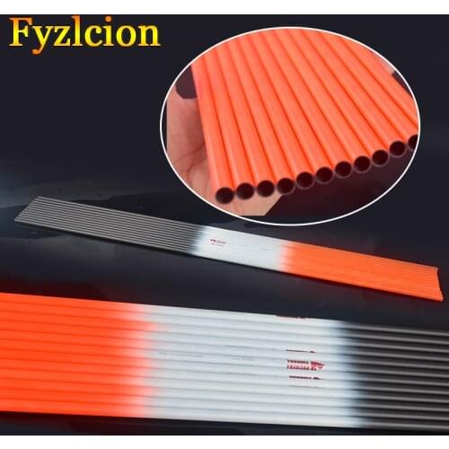 Hunting Archery Bolts 12pcs Pure Carbon Arrow Shafts 30" Sp300 ID6.2mm Compound Recurve Bow FREE CUT