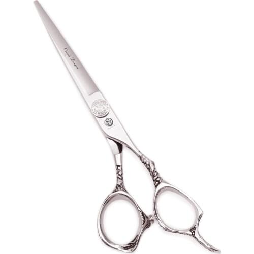 Barber Hairdressing Scissors 5.5" 6" Japan 440C 62HRC Salon Hair Cutting Scissors Set Good Quality Handle with Dragon Sculpture