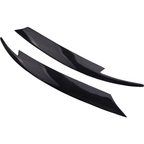 1 Pair Carbon Fiber Style Car Headlight Eyelids Eyebrows Plastic Fit For Subaru Impreza WRX STi X 10th GRB 2008 2009 2010 2011