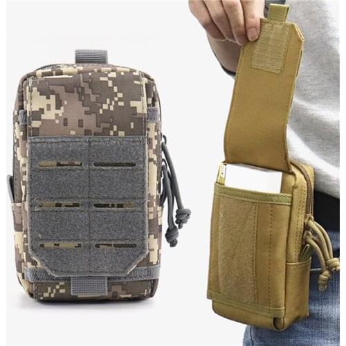 Tactical Pouch Army Military Compact Waist Belt Bag Packs Mens Outdoor Sport Hunting Hiking Camping Phone Bag