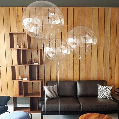 12/20/24/36 inch Transparent Bobo Bubble Ballons PVC Clear Helium Inflatable Balloons Wedding Birthday Baby Shower Decoration