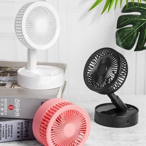 Retractable and Foldable Portable Mini Fan USB Charging Smart Personal Cooling Tool for Summer Home and Office Cooling