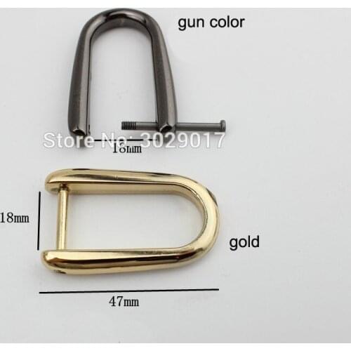 30pcs old gold old silver width high quality Gold color closed D rings,alloy metal d-ring Screw 4 COLORS