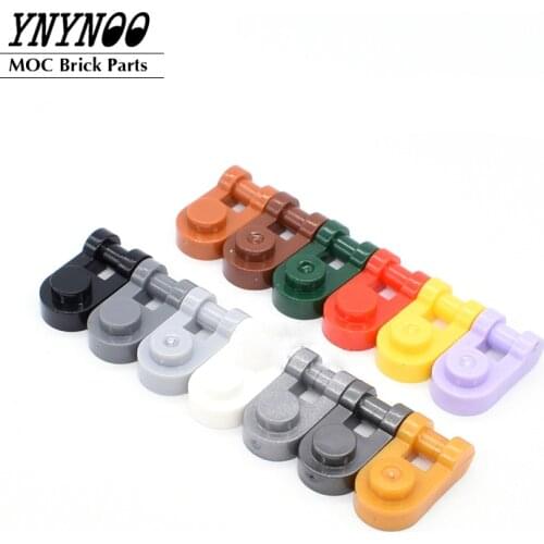 50Pcs/lot Plates Special Plate 1 x 1 Rounded with Handle 26047 MOC Building Blocks Spare Bricks Particles DIY Toys Gifts