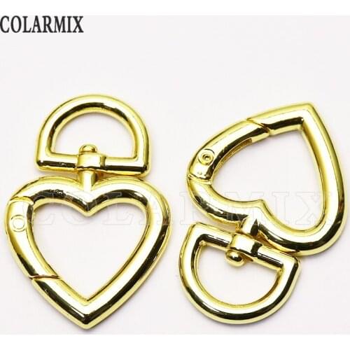 8Pcs Heart Clasp jewelry pendants for women Clasp pendant Trendy Metal jewelry Pendant jewelry pendant for women 51222