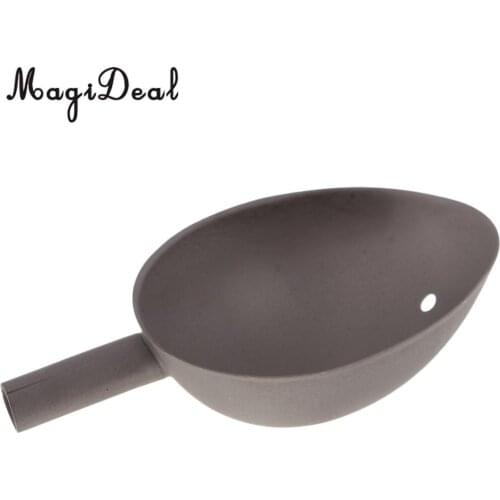 1 Piece Titanium Alloy Bait Spoon Scoop Baiting Spoon with Hole for Carp / Coarse Fishing