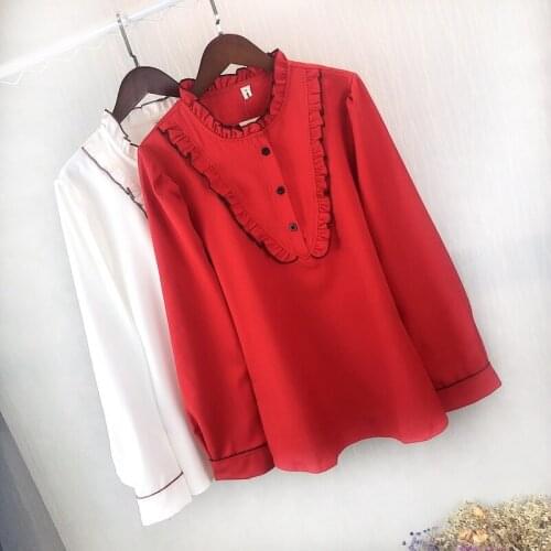 Красные блузки CFYH China At AliExpress