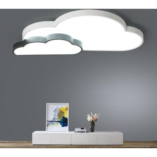 Black White Cloud Light Fixtures For Ceiling Kids Room Ceiling Light Child Room Ceiling Lamp Bedroom Led Light Ceiling Lighting