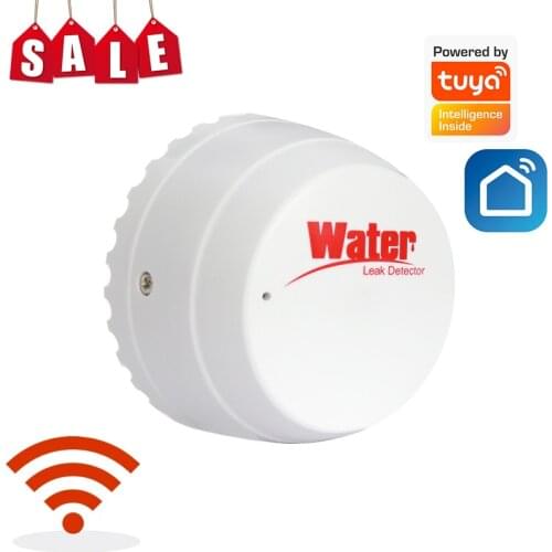 Water leakage sensor leak level Wifi Alarm tank detector Tuya Smart Life App home Remote control Overflow protection security