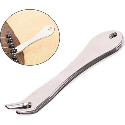 Guitar Bridge Pin Remover String Nail Peg Puller Tool Chrome Metal Acoustic Folk Bass Pulling Bridge Handy Extractor Accessory