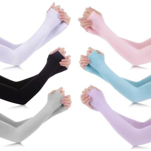 Compression Sleeve Basketball Cycling Arm Warmer Summer Running UV Protection Volleyball Sunscreen Bands Safety Clothing