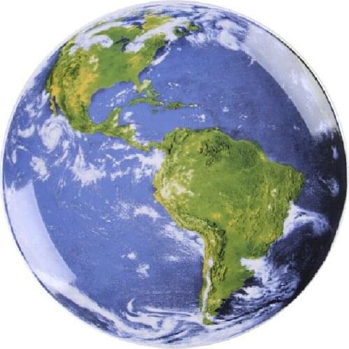 Creative cosmic planet print Ceramic Plate restaurant living room decoration plate wall hanging plate tourist souvenir