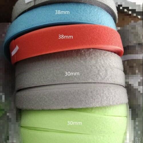 1.5" High Quality 38mm 30mm Width General Sewing On Fastening Tape 4 Meters Hook +Loop DIY Handmade Craft Clothes Accessories