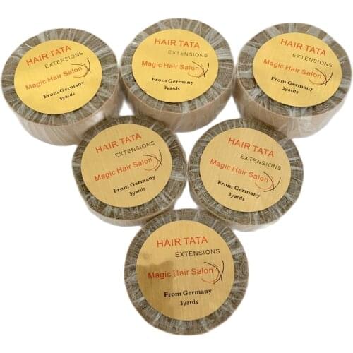 0.8/1.0/1.9cm *3 yards Hair TATA extensions tape lace front support tape for wig and toupee