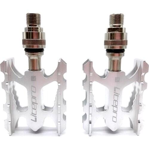 Litepro MTB F-116 Quick Release Pedal Folding Bike Ultralight LP Aluminum Alloy Bearing Pedals Bicycle Parts