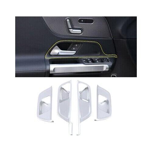 Matte Inner Side Door Handle Bowl Cover 4pcs For Mercedes-Benz GLB-Class 19-20