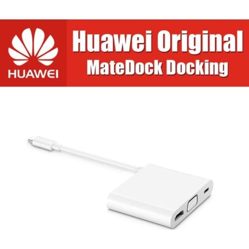Original HUAWEI MateDock 2 Laptop Docking Station suitable to Mate20 Pro X MateBook D X Pro E Notebook Data Transfer Cable