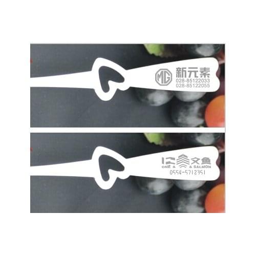 Personalized vintage coffee spoon Coffee Scoops engrave printed with your logo text/name/telephone/address for cafe bar supplies