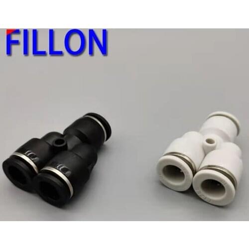 PY Pneumatic Air Fittings PY4 pneumatic connectors 3 equal Tube Hose Pipe Connector Pneumatic 1pc PY