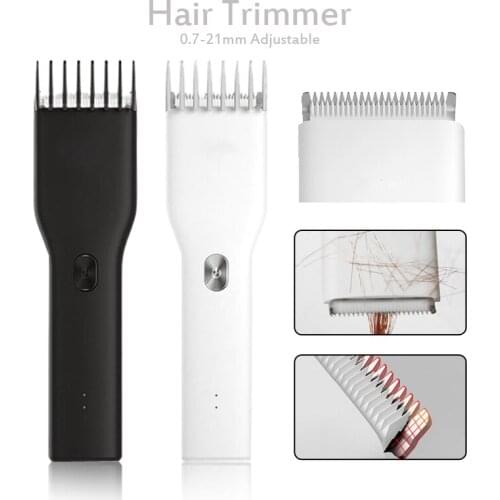 Professional Hair Clipper for Men Electric Razor Ceramic Hair Trimmer Rechargeable Shaver Haircut Machine Barber Cutting Device