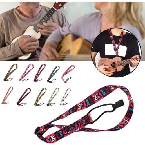 Adjustable Durable Polyester Ukulele Guitar Acoustic Shoulder Strap Belt
