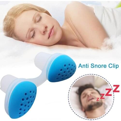 Silicone Anti Snore Heathy Breath Respirator Nasal Dilators Device Sleeping Aid Stop Snoring Nose Clip Sleeping Aid Equipment