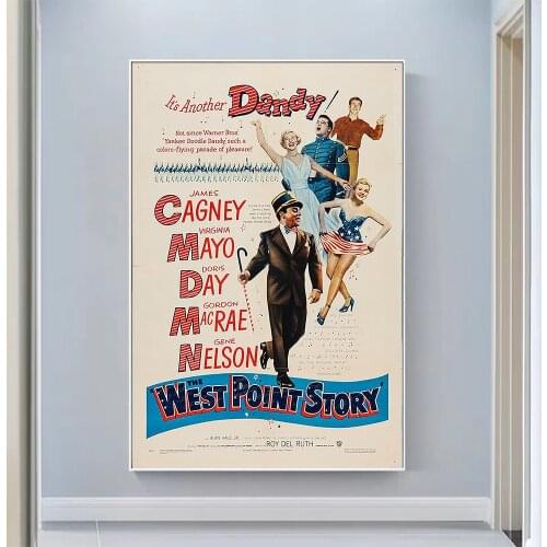 V0964 The West Point Story Vintage Classic Movie Wall Silk Cloth HD Poster Art Home Decoration Gift