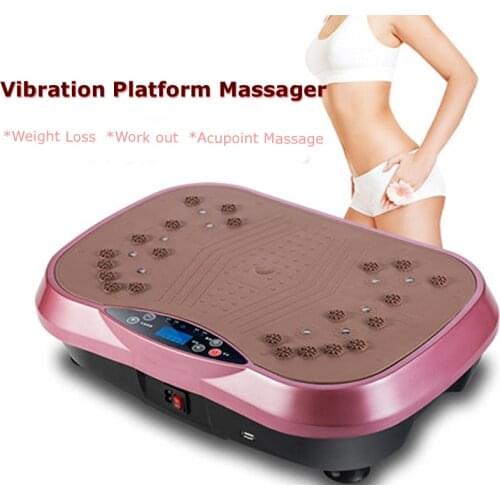 Vibration Platform Machines Body Slimming Lazy Weight Loss Artifact Shaking Workout Ultimate Oscillating Acupoint Massager